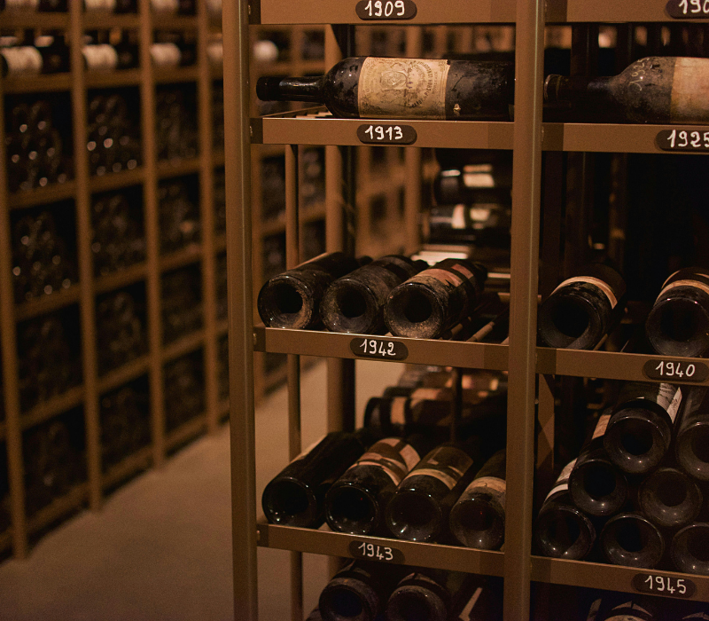 Collection de vin rare et prestigieux